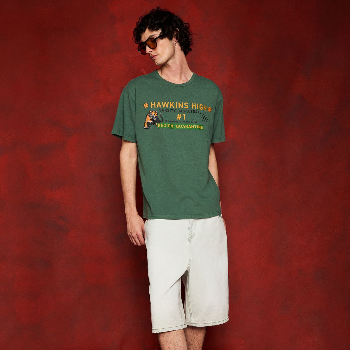 STRANGER THINGS - Polera Manga Corta Hombre Stranger Things