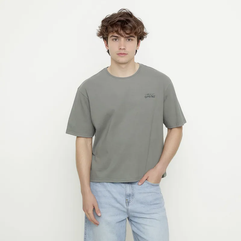 BEARCLIFF - Polera Manga Corta Hombre Bearcliff