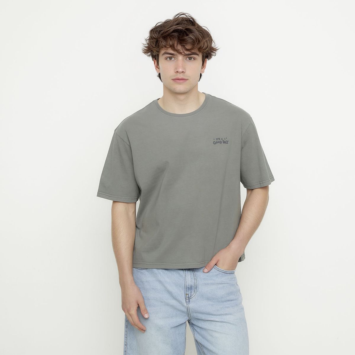 BEARCLIFF - Polera Manga Corta Hombre Bearcliff