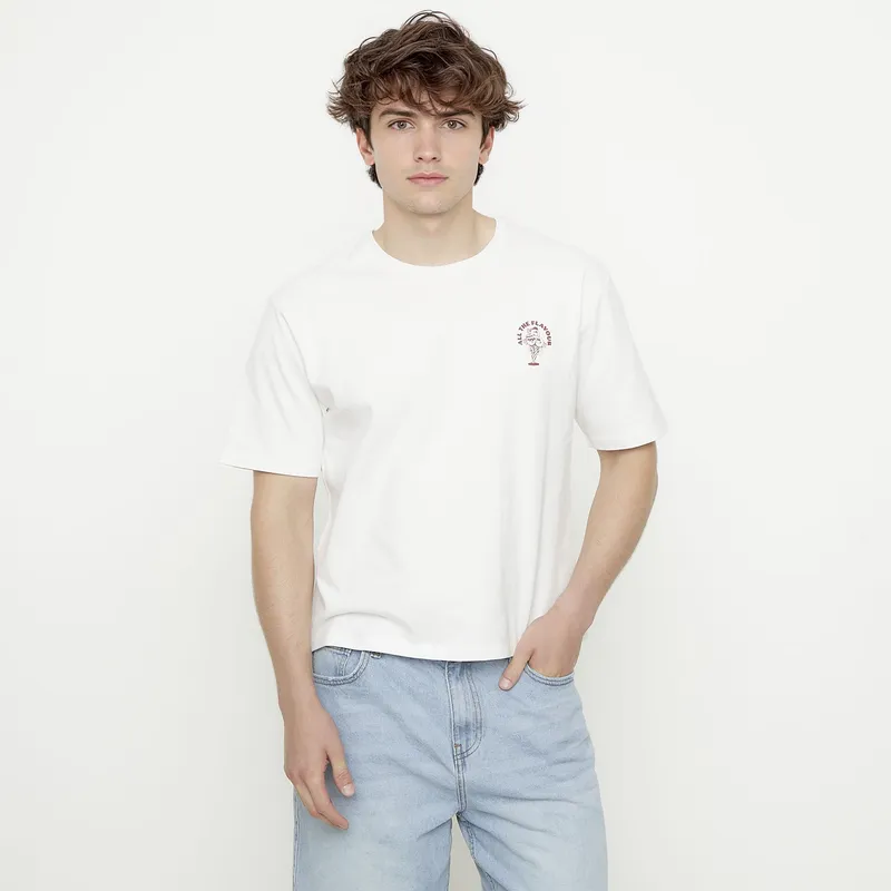 BEARCLIFF - Polera Manga Corta Hombre Bearcliff