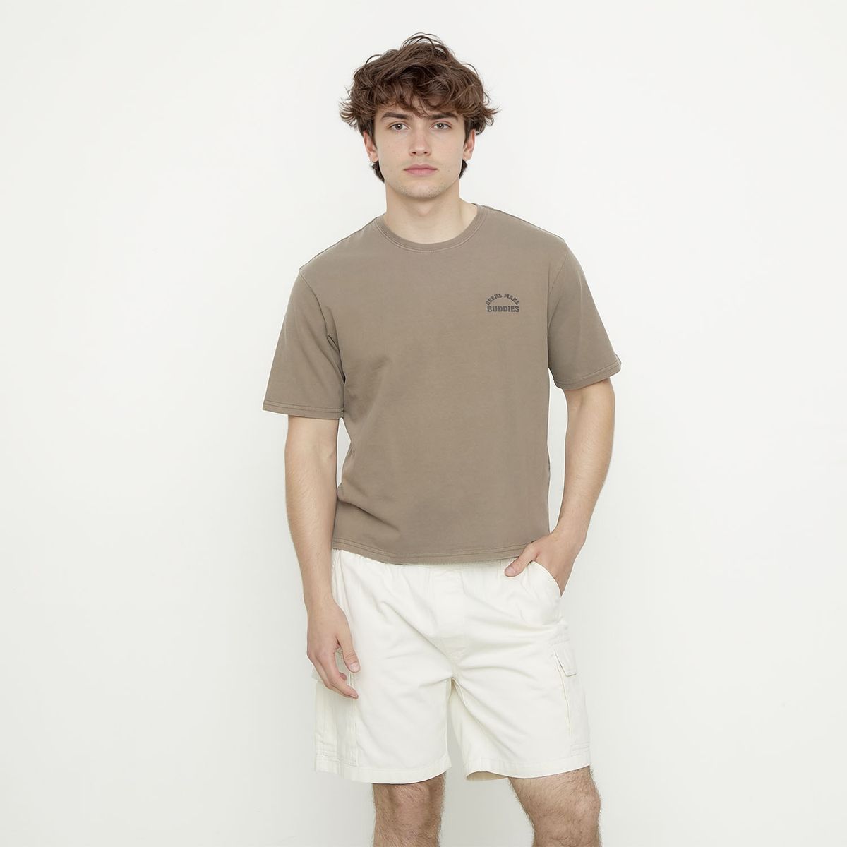 BEARCLIFF - Polera Manga Corta Hombre Bearcliff