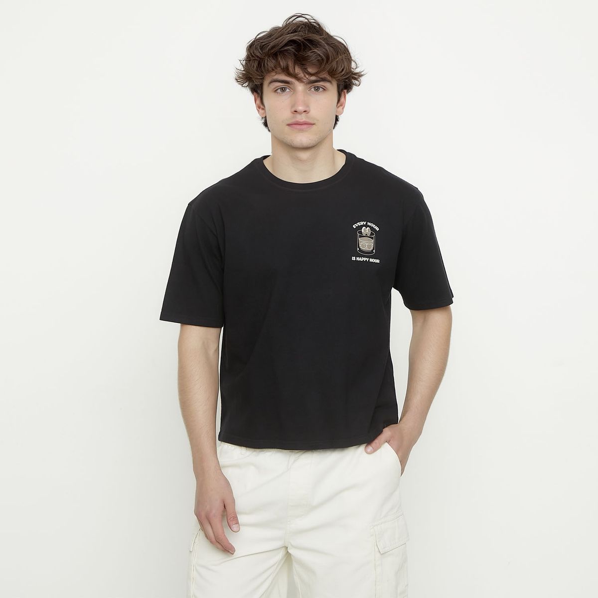 BEARCLIFF - Polera Manga Corta Hombre Bearcliff