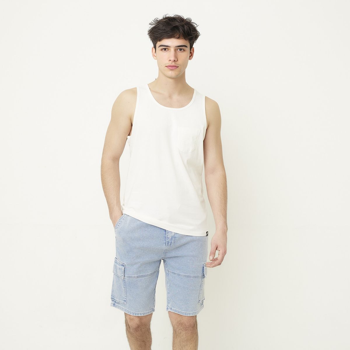 BEARCLIFF - Polera Sin Mangas Hombre Bearcliff