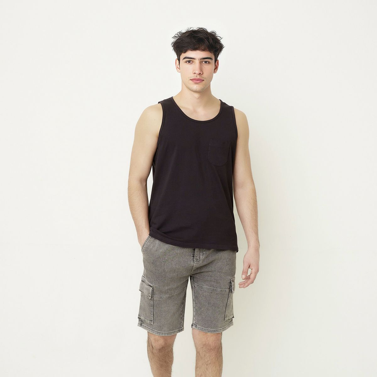 BEARCLIFF - Polera Sin Mangas Hombre Bearcliff