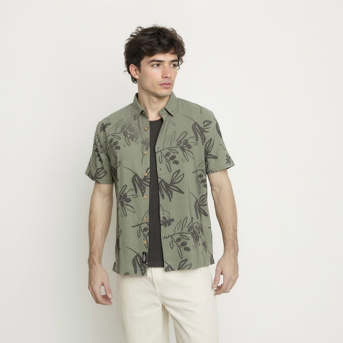 BEARCLIFF - Camisa Manga Corta Hombre Bearcliff