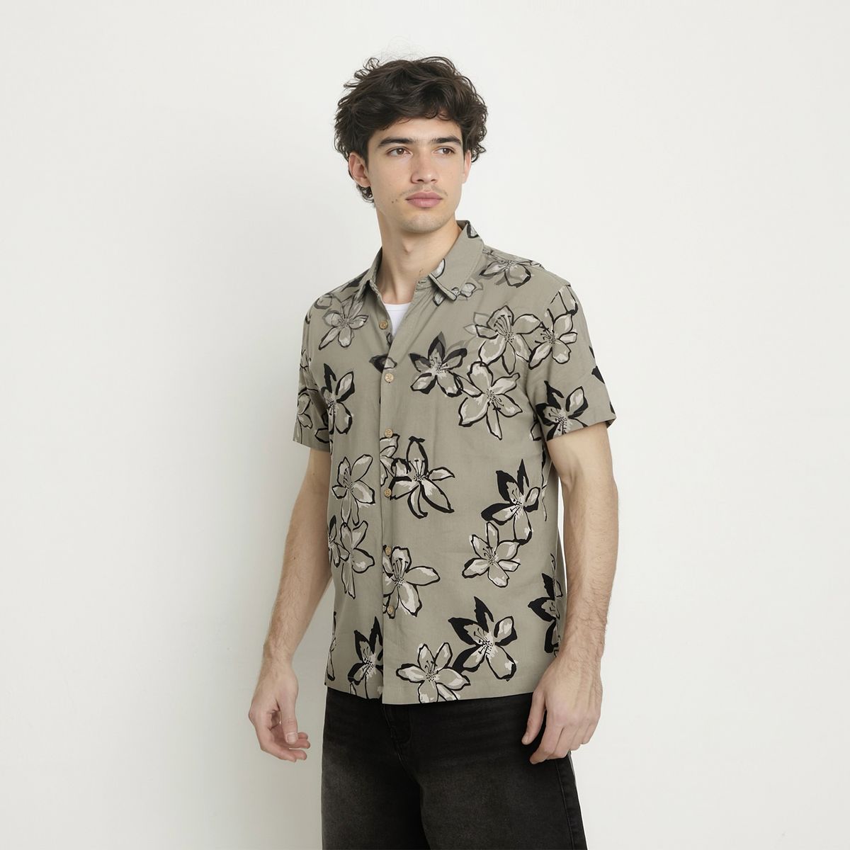 BEARCLIFF - Camisa Manga Corta Hombre Bearcliff