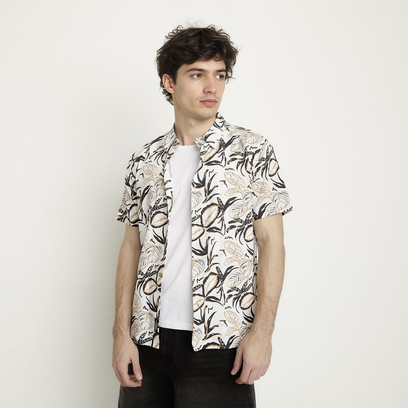 BEARCLIFF - Camisa Manga Corta Hombre Bearcliff