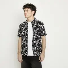 BEARCLIFF - Camisa Manga Corta Hombre