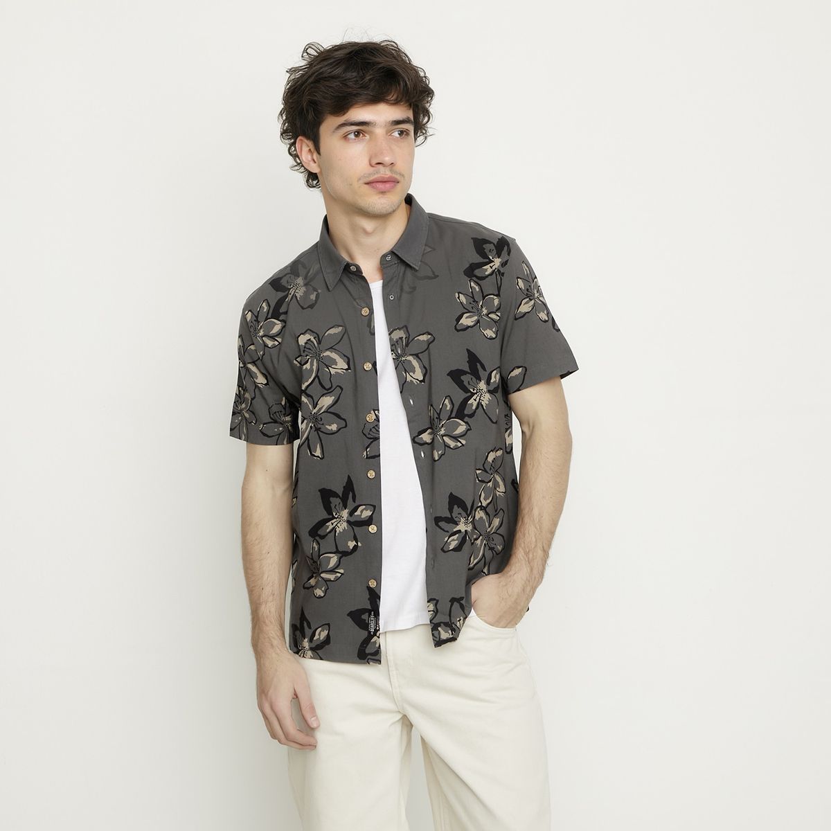 BEARCLIFF - Camisa Manga Corta Hombre Bearcliff