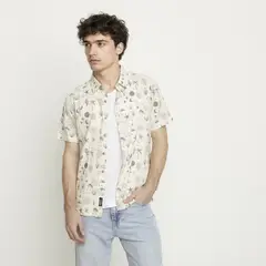 BEARCLIFF - Camisa Manga Corta Hombre