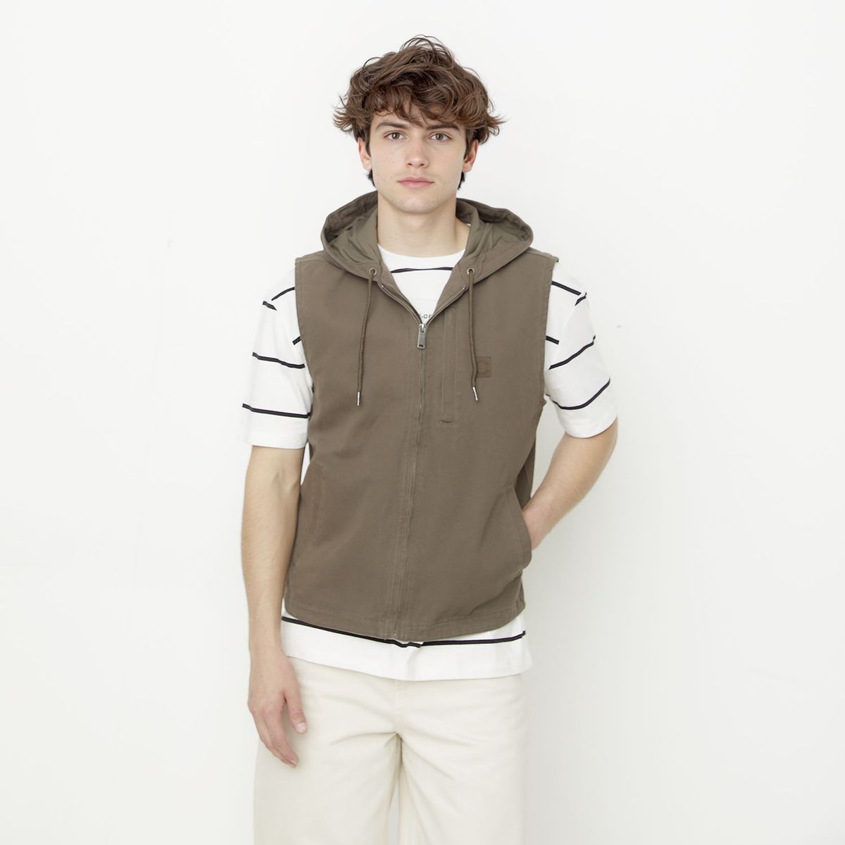 BEARCLIFF - Parka Sin Mangas Outerwear Hombre Bearcliff