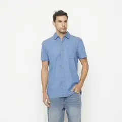 BEARCLIFF - Camisa Manga Corta Hombre