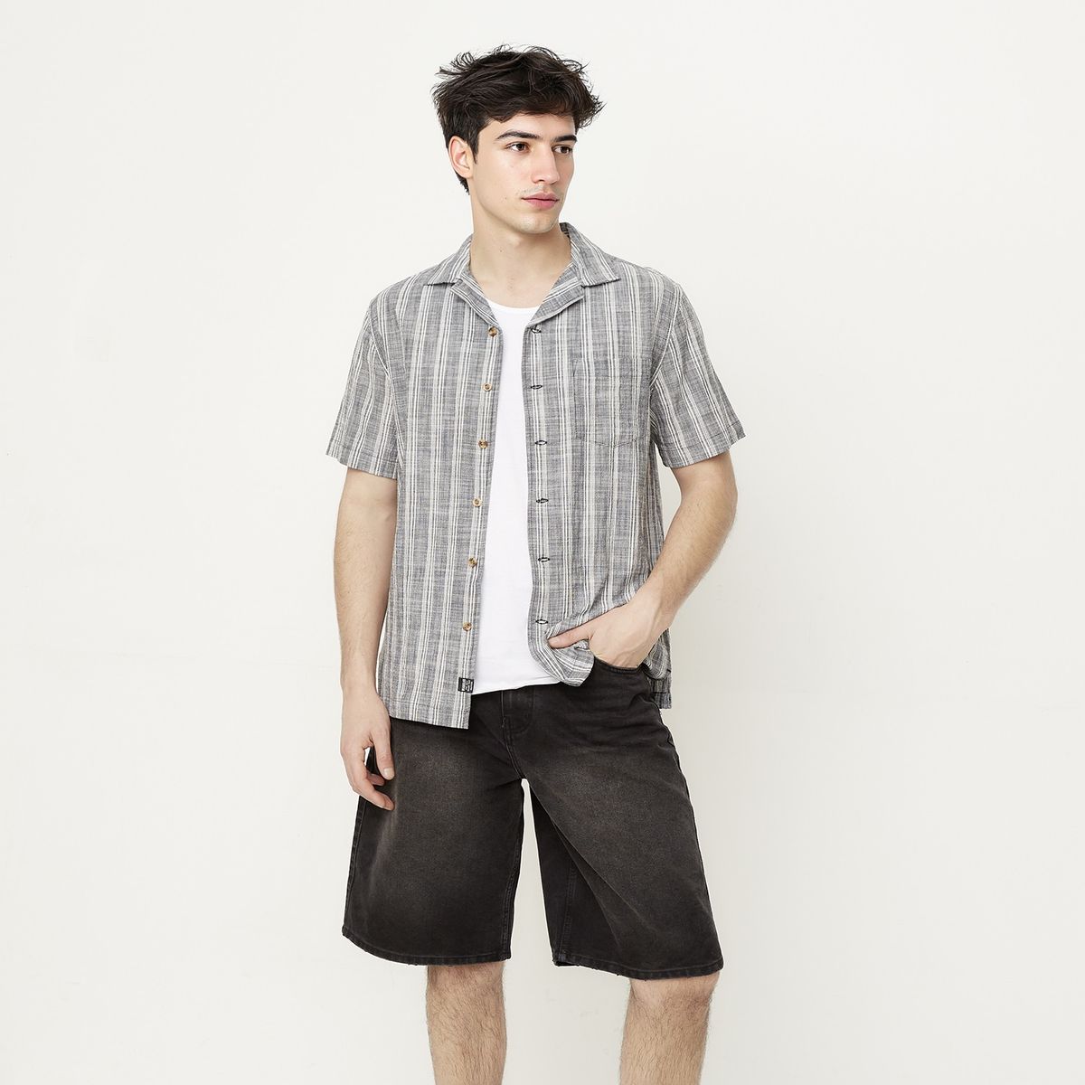 BEARCLIFF - Camisa Manga Corta Hombre Bearcliff