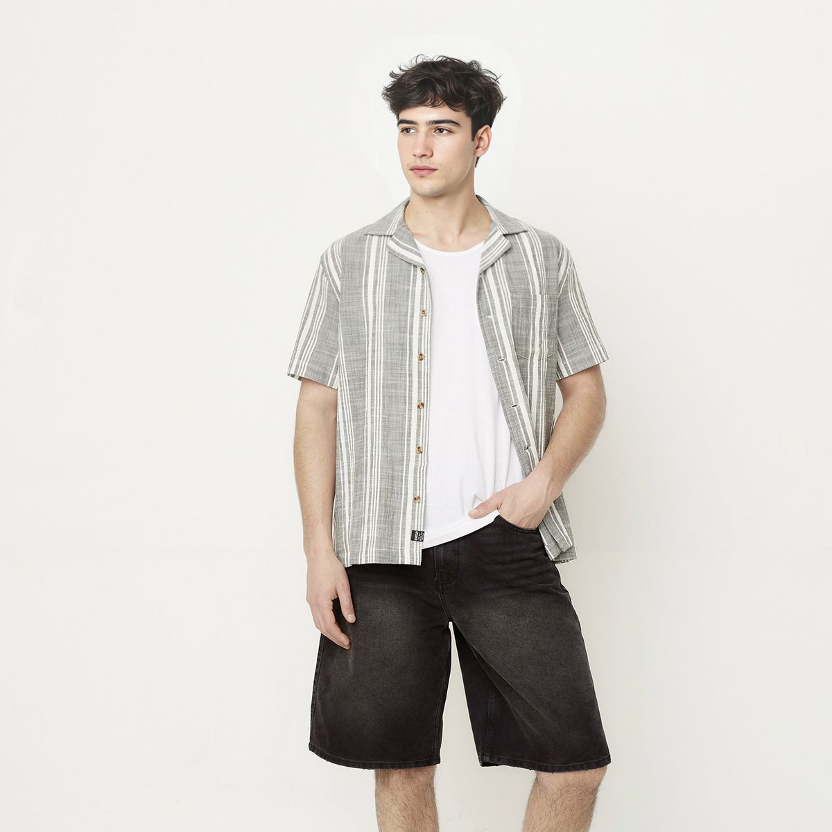 BEARCLIFF - Camisa Manga Corta Hombre Bearcliff