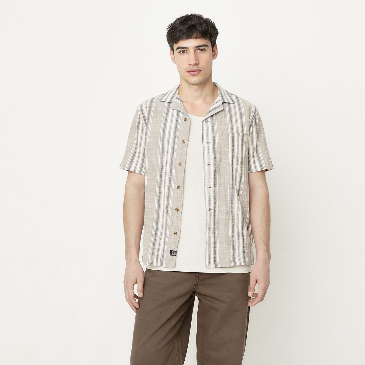 BEARCLIFF - Camisa Manga Corta Hombre Bearcliff