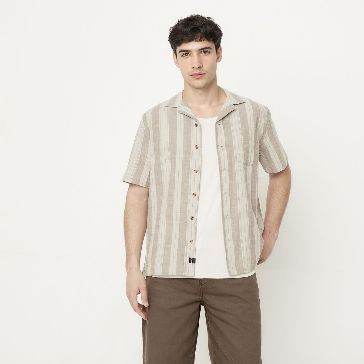 BEARCLIFF - Camisa Manga Corta Hombre Bearcliff