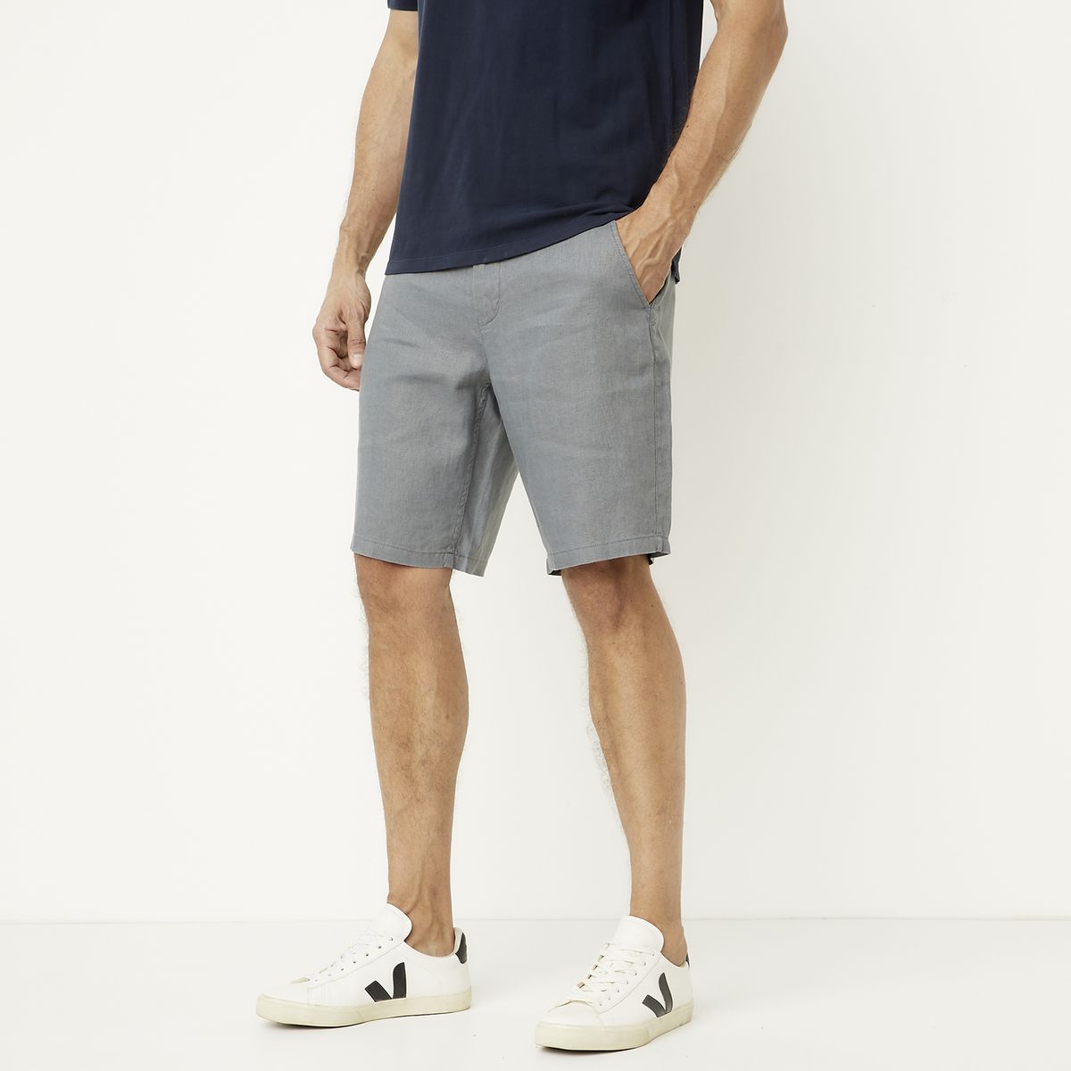 WOLF&HANK - Bermuda Lino Hombre Wolf&Hank