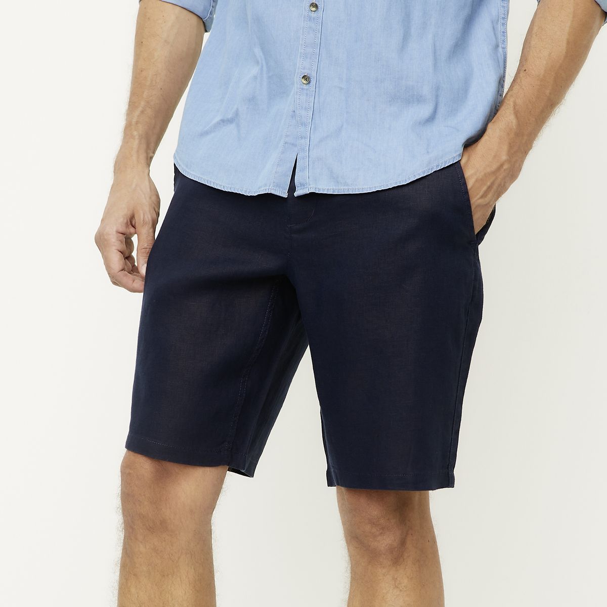 WOLF&HANK - Bermuda Lino Hombre Wolf&Hank