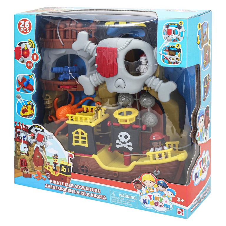TINY KIDDOM Set de Juego Pirata