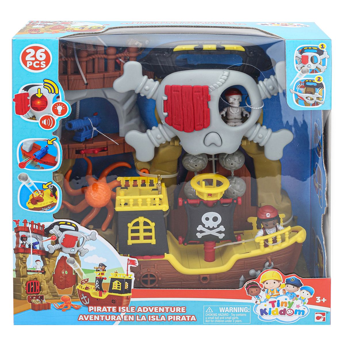 TINY KIDDOM - Set de Juego Pirata