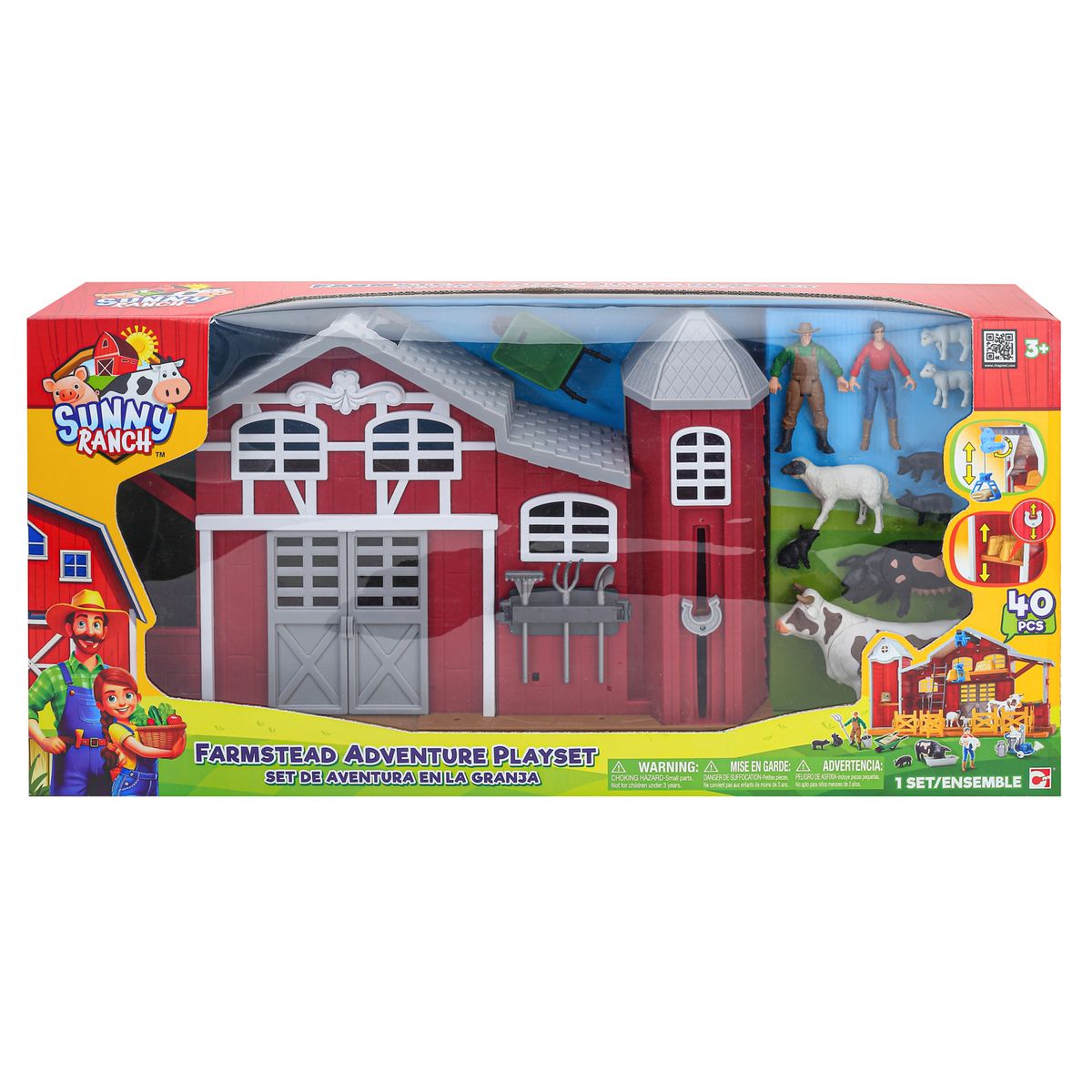 SUNNY RANCH - Figuras de Juego Transporte de Alimentos Sunny Ranch