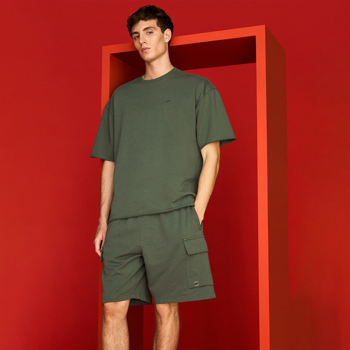 BEARCLIFF - Polera Manga Corta Hombre Bearcliff