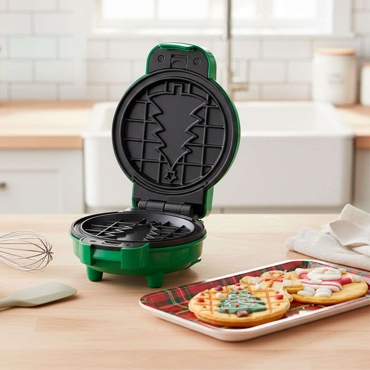 RECCO - Waflera y Máquina de Galletas Navideñas con 3 diseños intercambiables RECCO