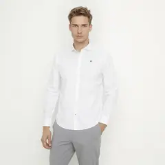 WOLF&HANK - Camisa Casual Manga Larga Algodón Hombre