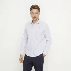 WOLF&HANK - Camisa Casual Manga Larga Algodón Hombre