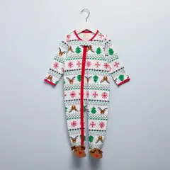YAMP - Pack 2 Pijamas Unisex Bebé Algodón Navidad