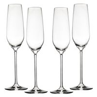 Set 4 Copas Champaña Cristal 240 Ml Fortissimo Schott Zwisel