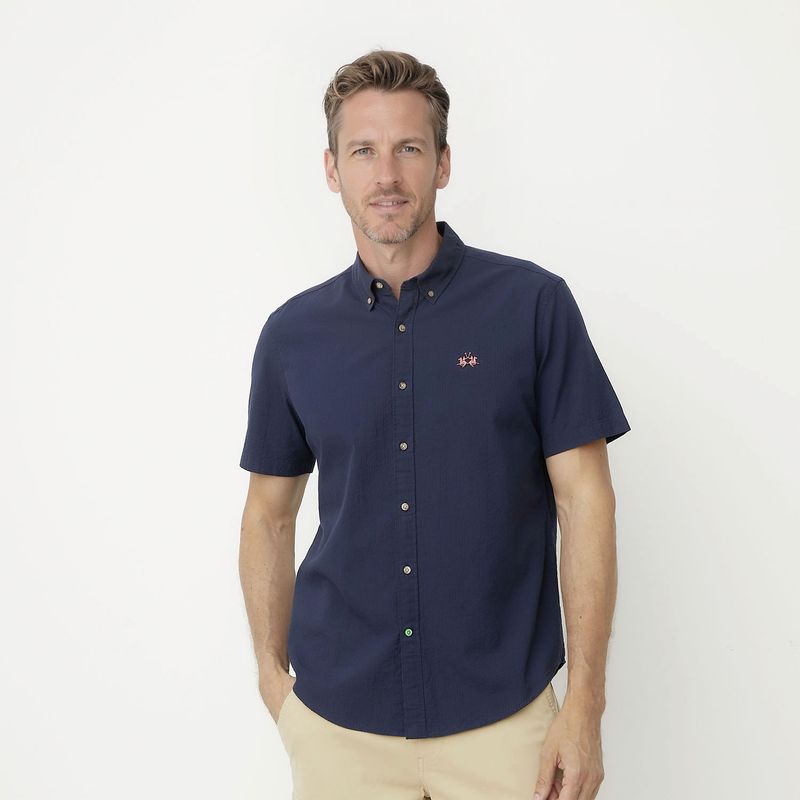 LA MARTINA - Camisa Manga Corta Casual Hombre La Martina