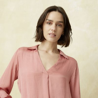 Imagen 2 del producto Blusa Mujer Manga Larga Cuello V