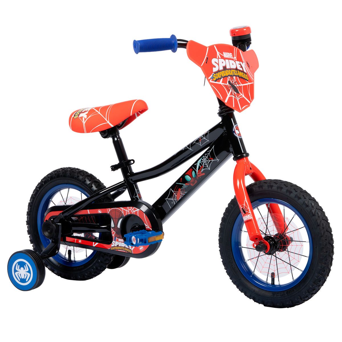DISNEY - Bicicleta Infantil Spiderman Disney Aro 12
