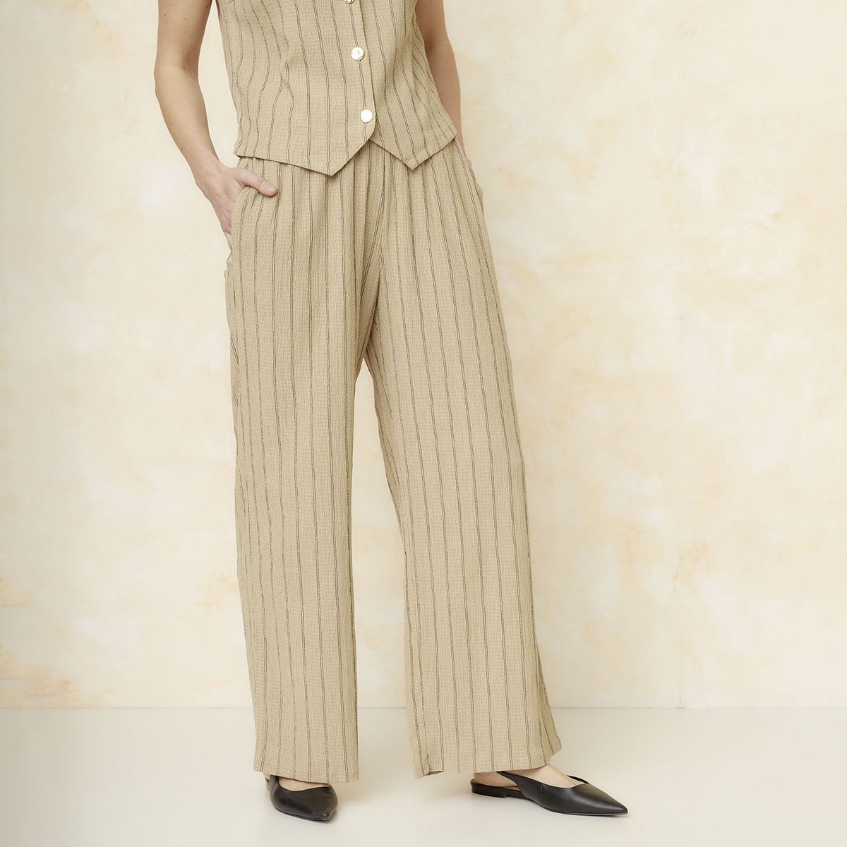 S COCCI - Pantalón Tiro Alto Mujer S Cocci