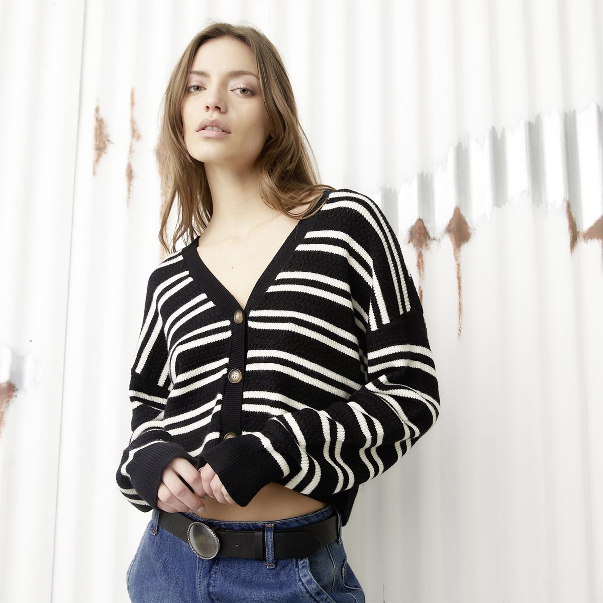 AMERICANINO - Chaleco Manga Larga Mujer Americanino