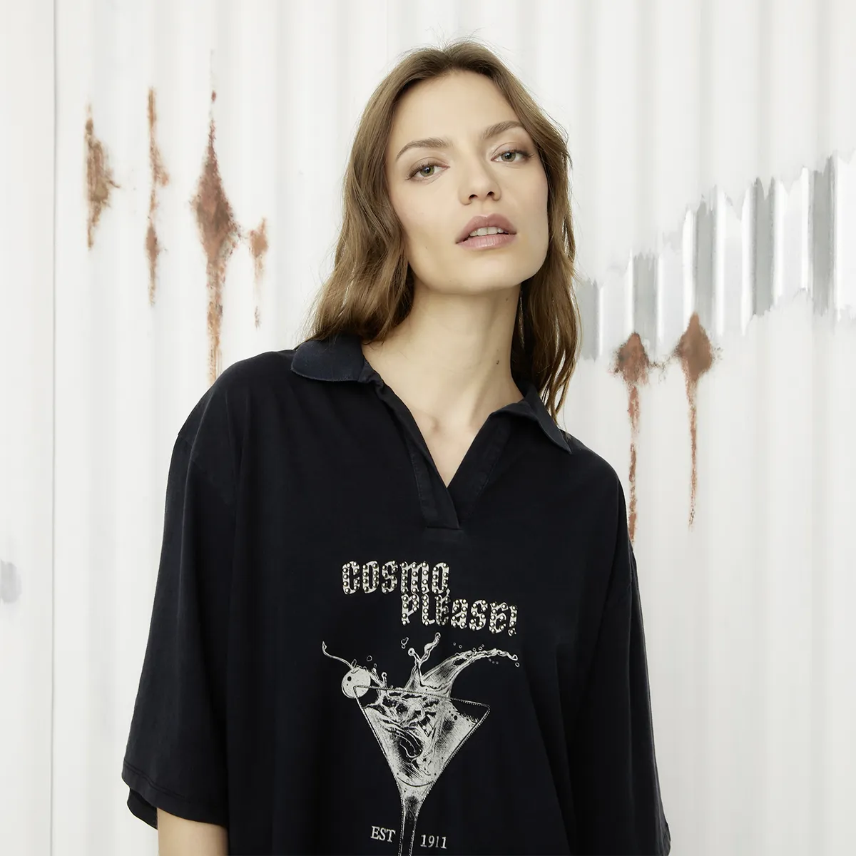 AMERICANINO - Polera Manga Corta Mujer Americanino