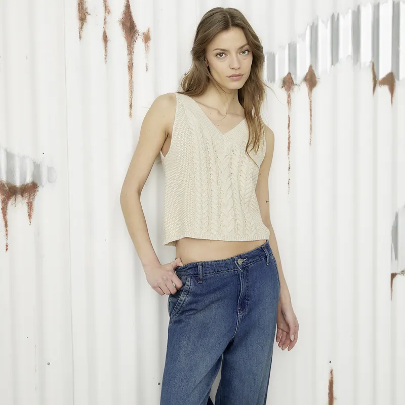 AMERICANINO - Polera Sin Mangas Mujer Americanino