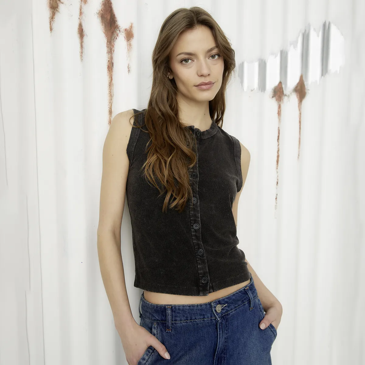 AMERICANINO - Polera Sin Mangas Mujer Americanino