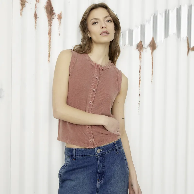 AMERICANINO - Polera Sin Mangas Mujer Americanino