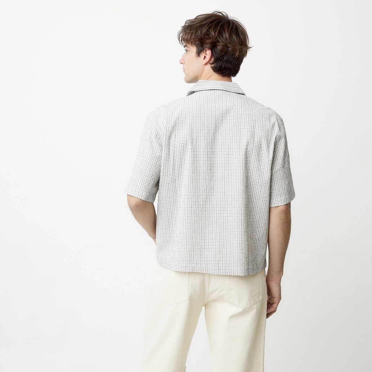 BEARCLIFF - Camisa Manga Corta Casual Hombre Bearcliff