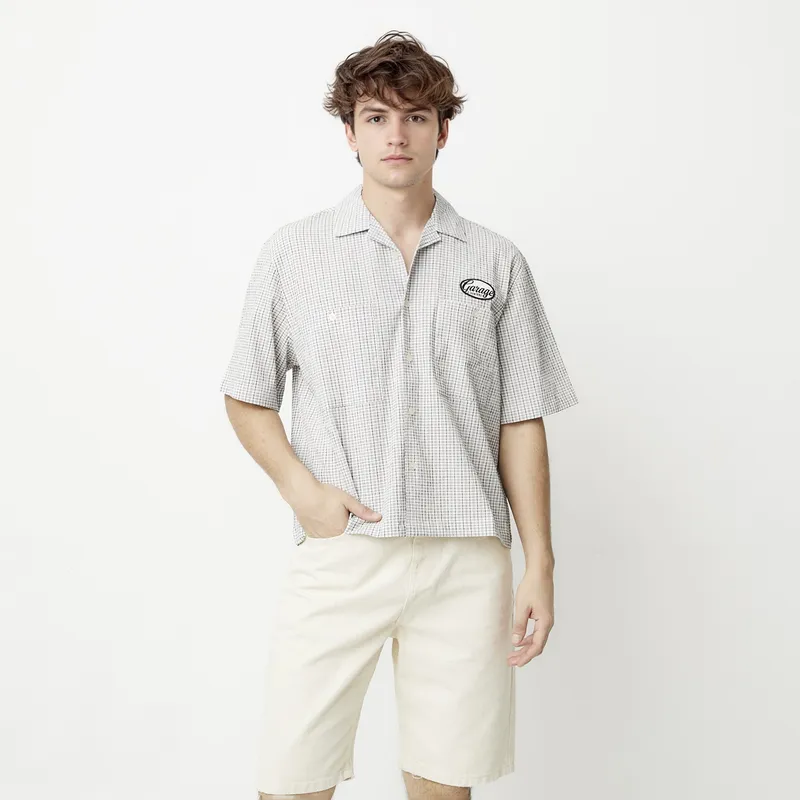 BEARCLIFF - Camisa Manga Corta Casual Hombre Bearcliff