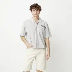 BEARCLIFF - Camisa Manga Corta Casual Hombre