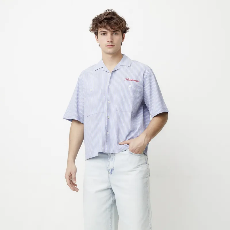 BEARCLIFF - Camisa Manga Corta Casual Hombre Bearcliff