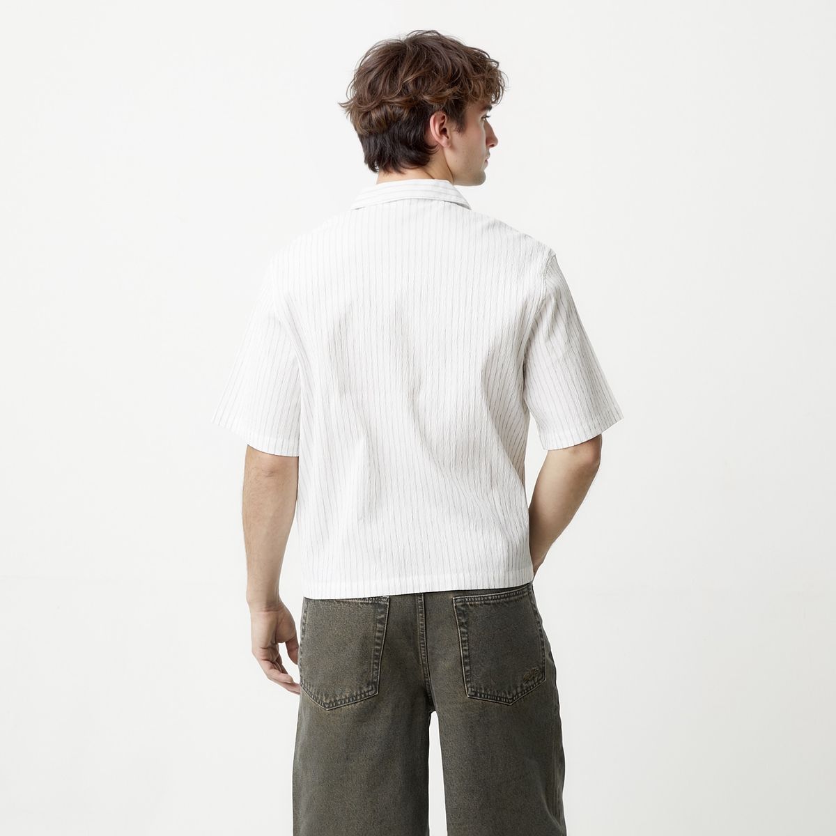 BEARCLIFF - Camisa Manga Corta Casual Hombre Bearcliff