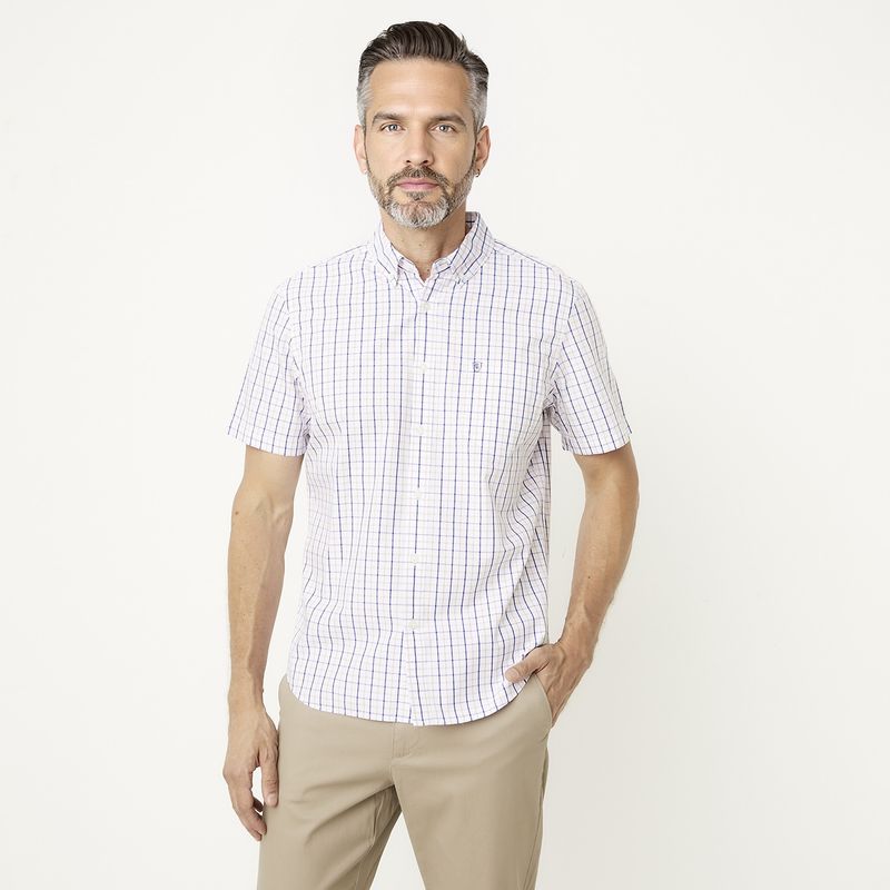 CHRISTIAN LACROIX - Camisa Casual Manga Corta Algodón Hombre Christian Lacroix