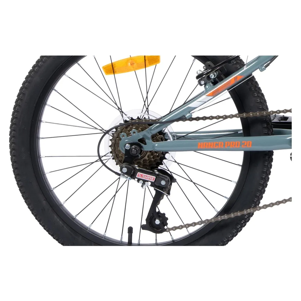 Bicicleta Mountain Bike Nangapro Aro 20 - Gris, foto 3