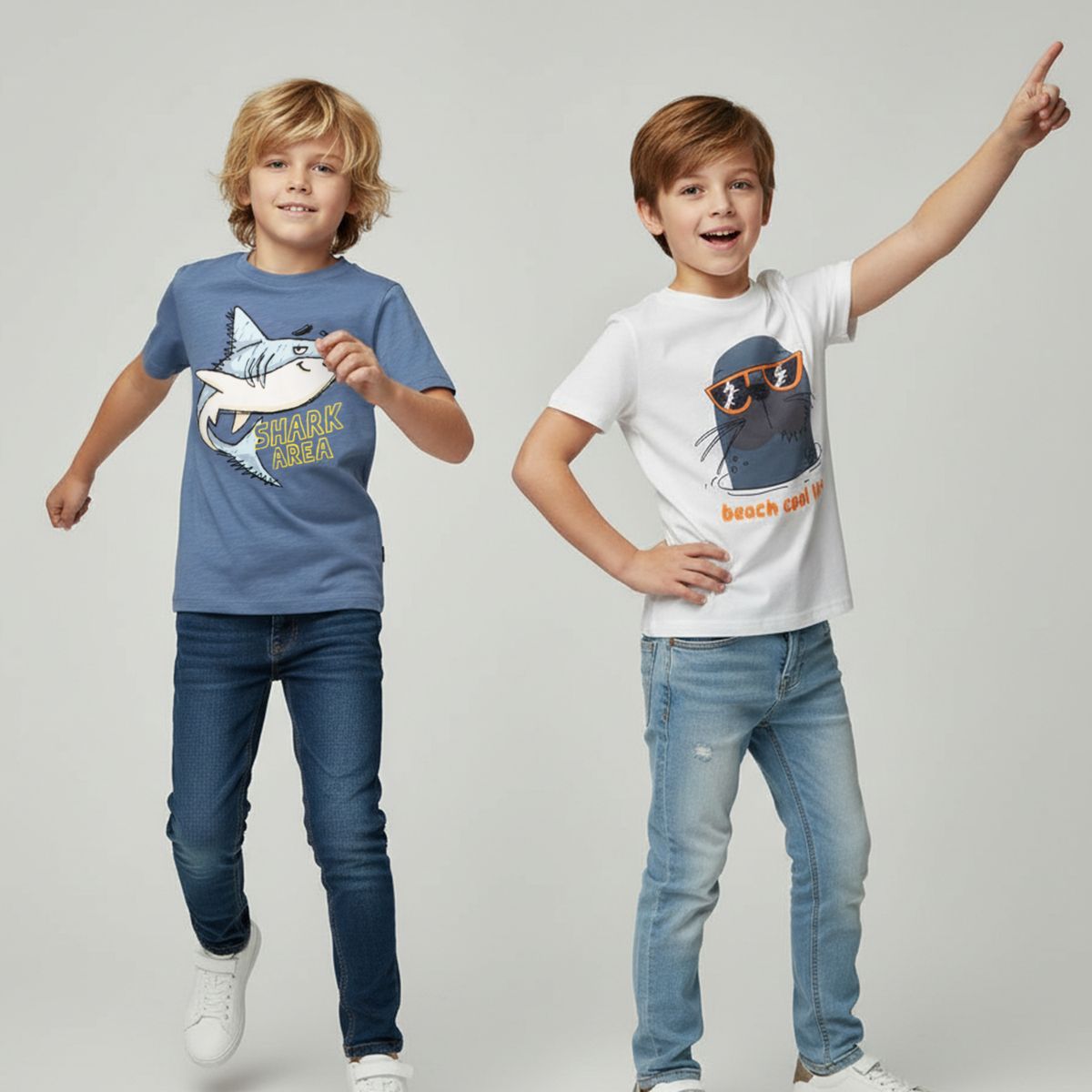 YAMP - Pack 2 Poleras Algodón Niño Yamp