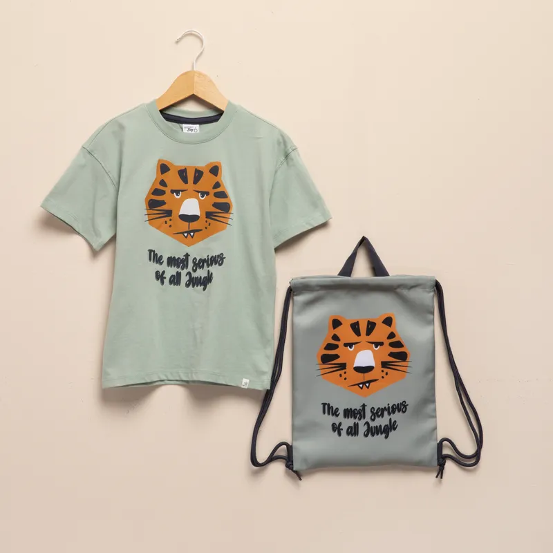 YAMP - Pack Polera Niño Algodón con Mochila Yamp