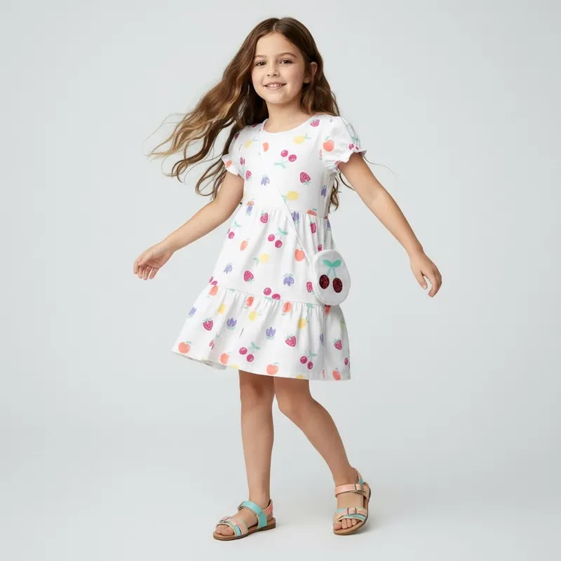 YAMP - Vestido Niña Algodón Yamp